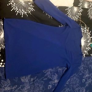 Navy Blue Lowcut Bodycon Dress